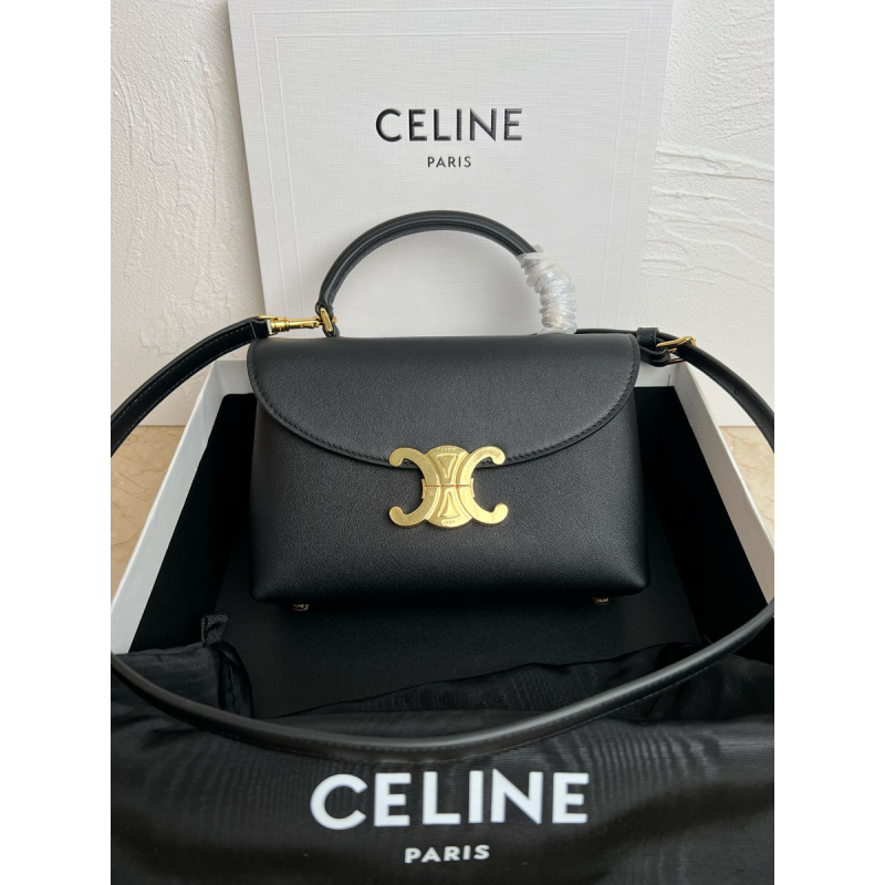 Celine Teen Nino Bag in Smooth Calfskin-Black