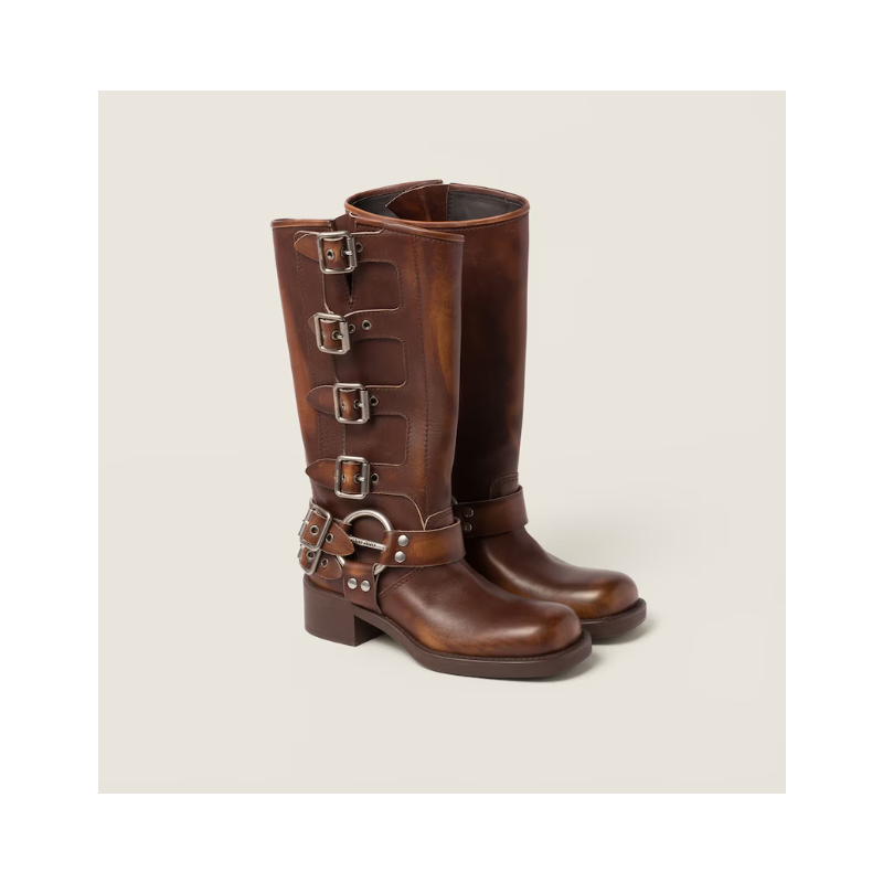 Miu Miu Leather Boots