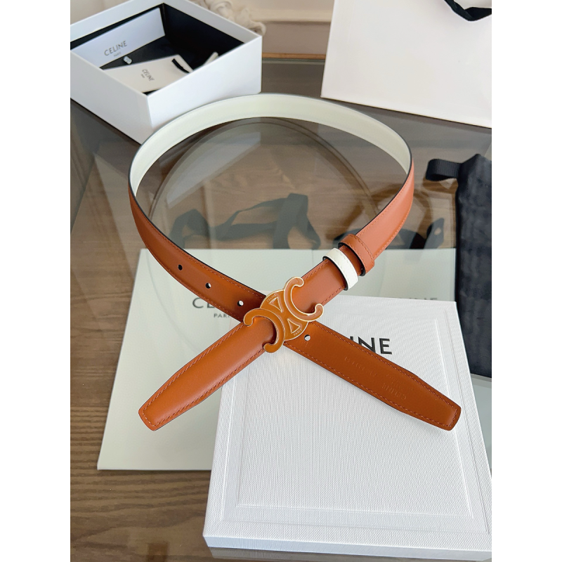 Celine Gürtel Triomphe Reversible 25mm 