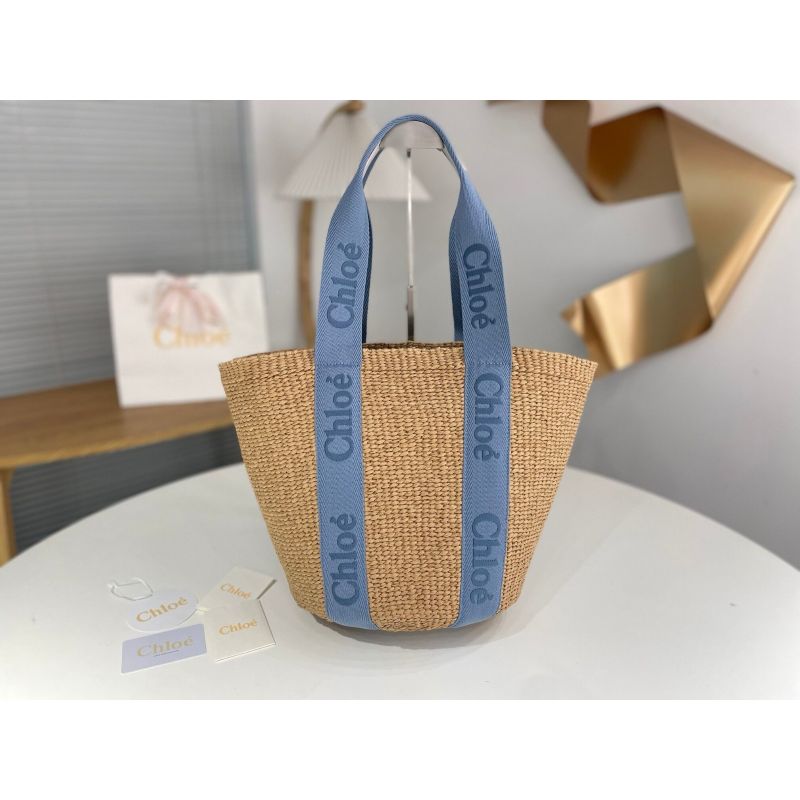 Chloe Woody Large Basket Tote 