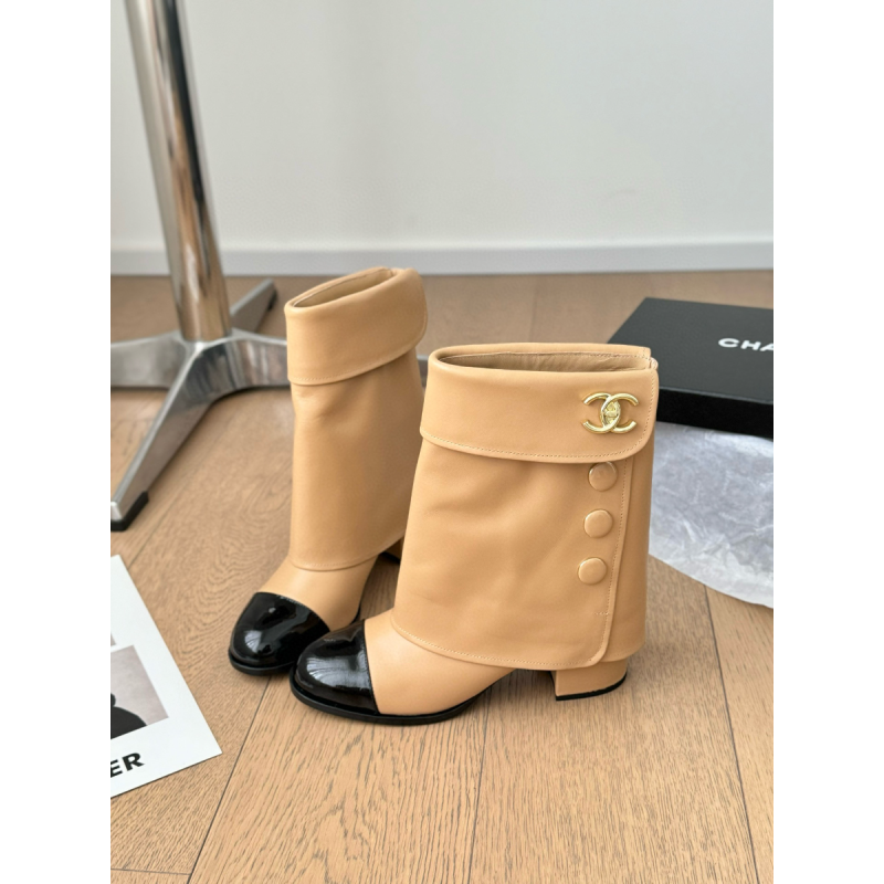 Chanel leather Boots, Size 35-41