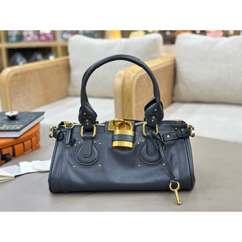 Große Tasche von Chloe Paddington-Black Navy