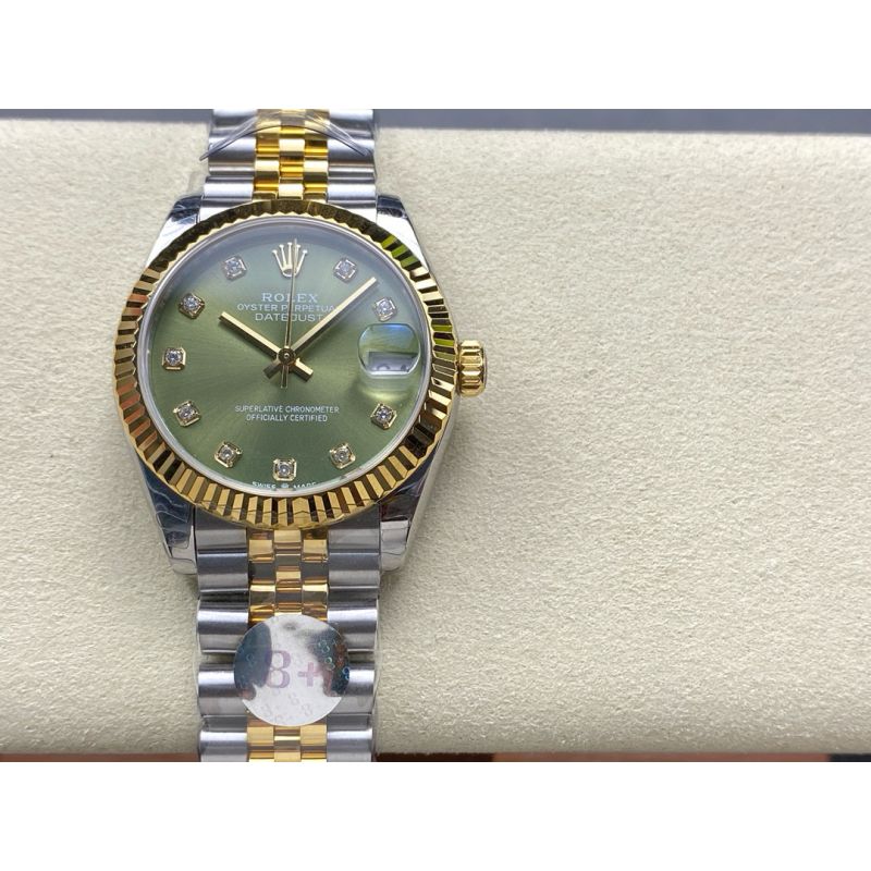 Rolex Lady Datejust 28mm, 31mm, Oystersteel, Diamonds , 18k yellow gold