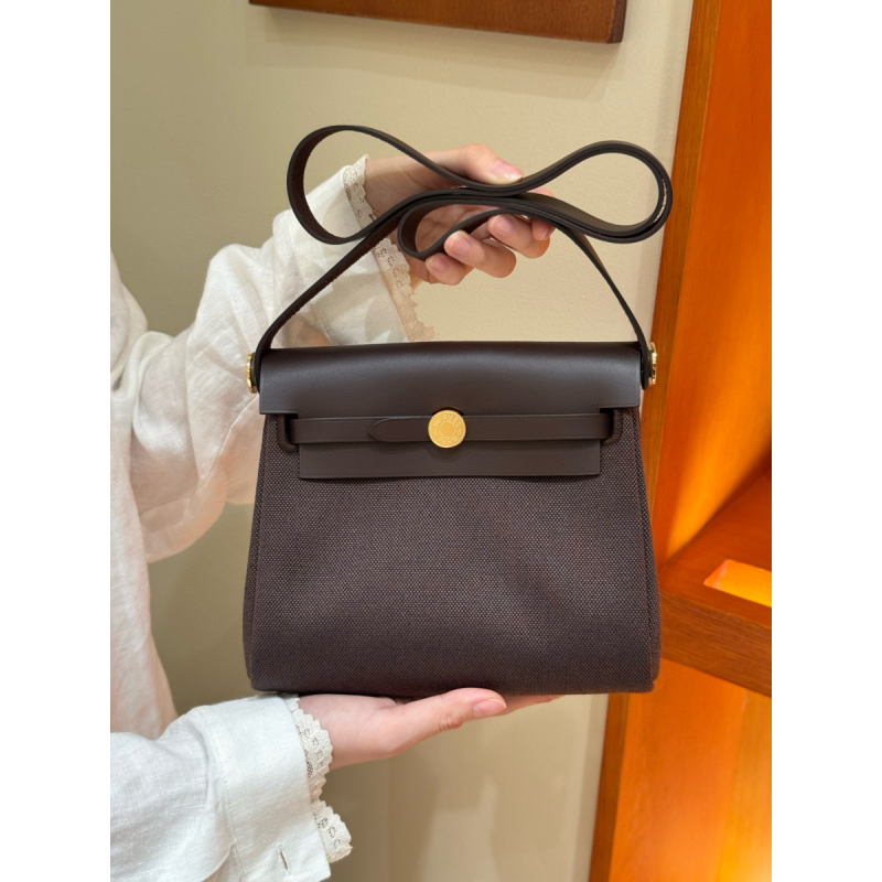 Hermes Herbag Mini Bag-Ebene/ ebene