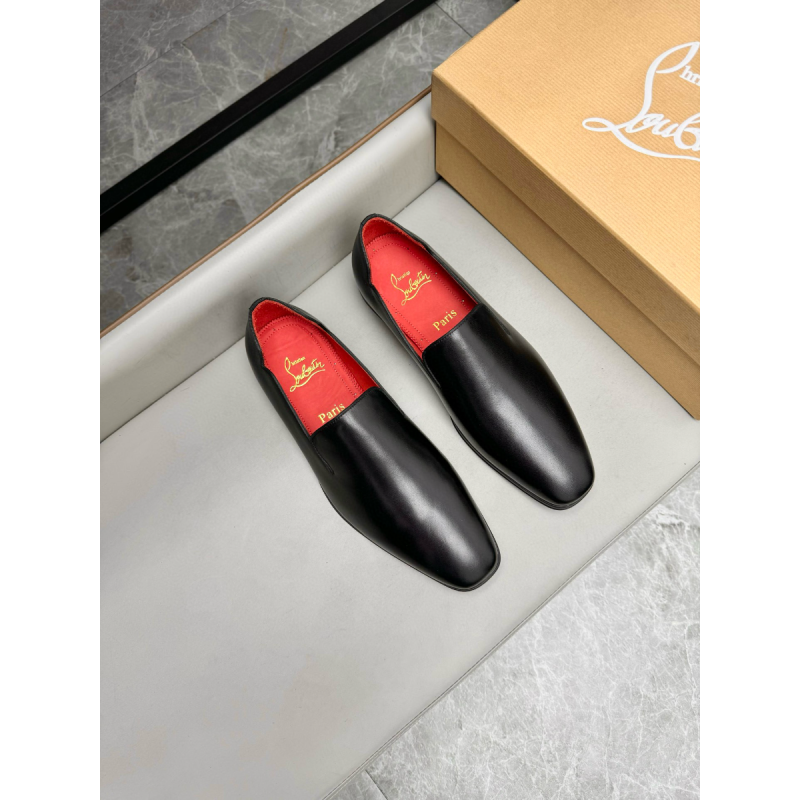 Christian Louboutin Men's leather Loafter, Size 39-46