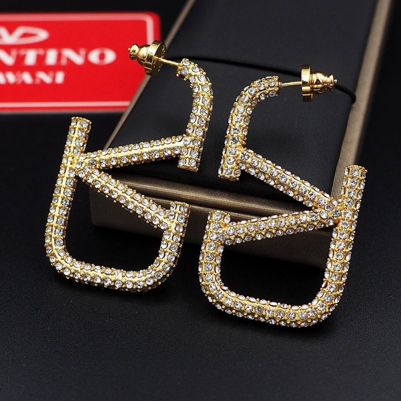 Valentino Vlogo Large Earrings