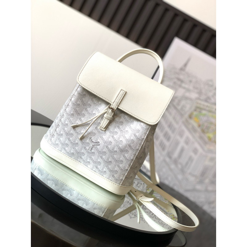 Goyard Alpin Mini Backpack-White
