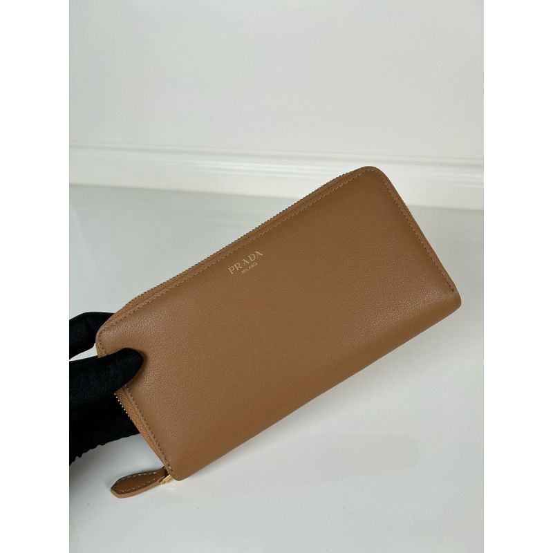 Prada Caramel Large leather wallet 