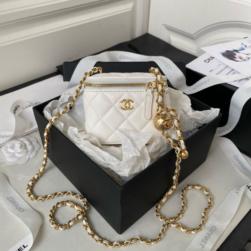 Chanel Kette Mini-Tasche-White