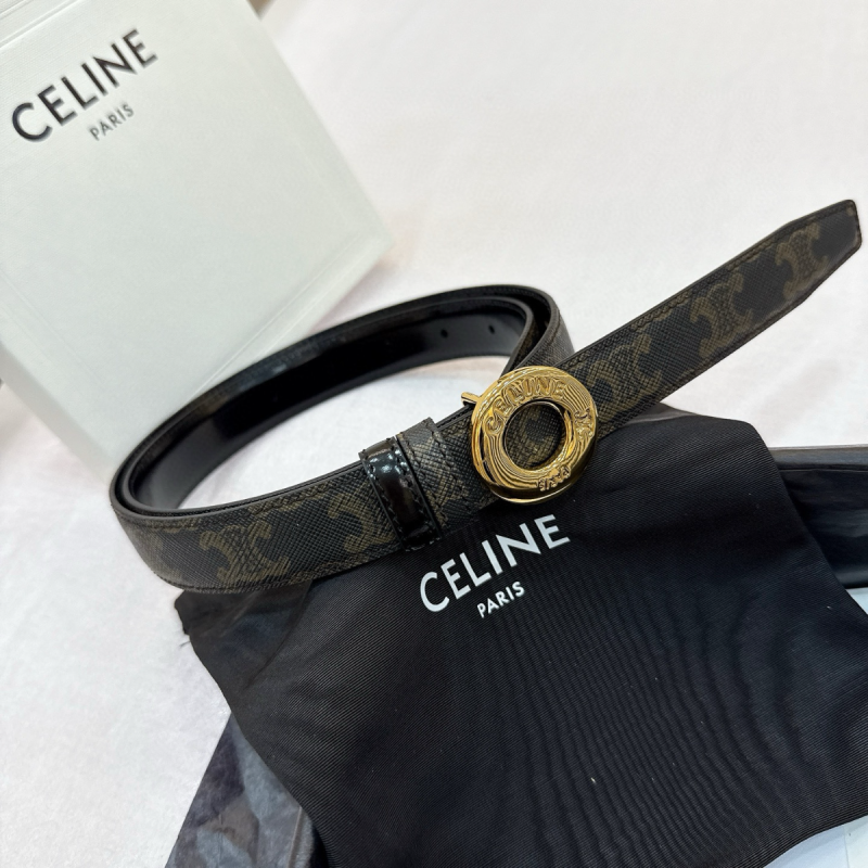 Celine Gürtel Disc Buckle Reversible 25mm