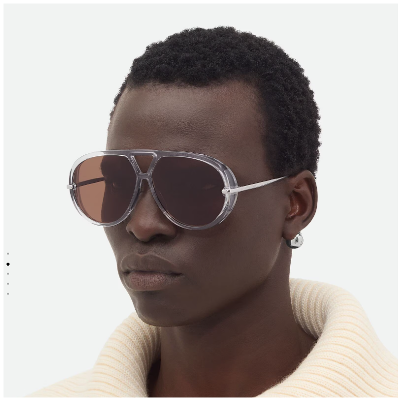 Bottega Veneta Drop Aviator Sunglasses