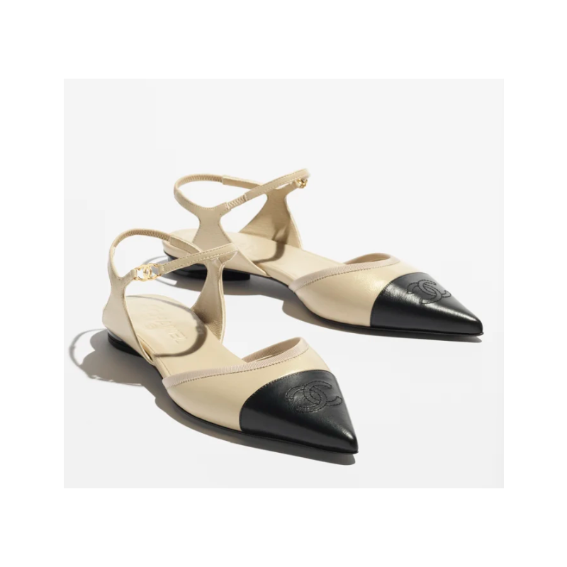 Chanel Slingback Flat Pumps,  Size 35-41