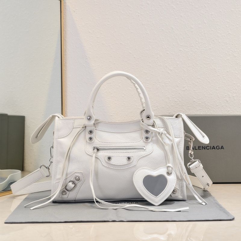 Balenciaga Le City kleine Tasche-White