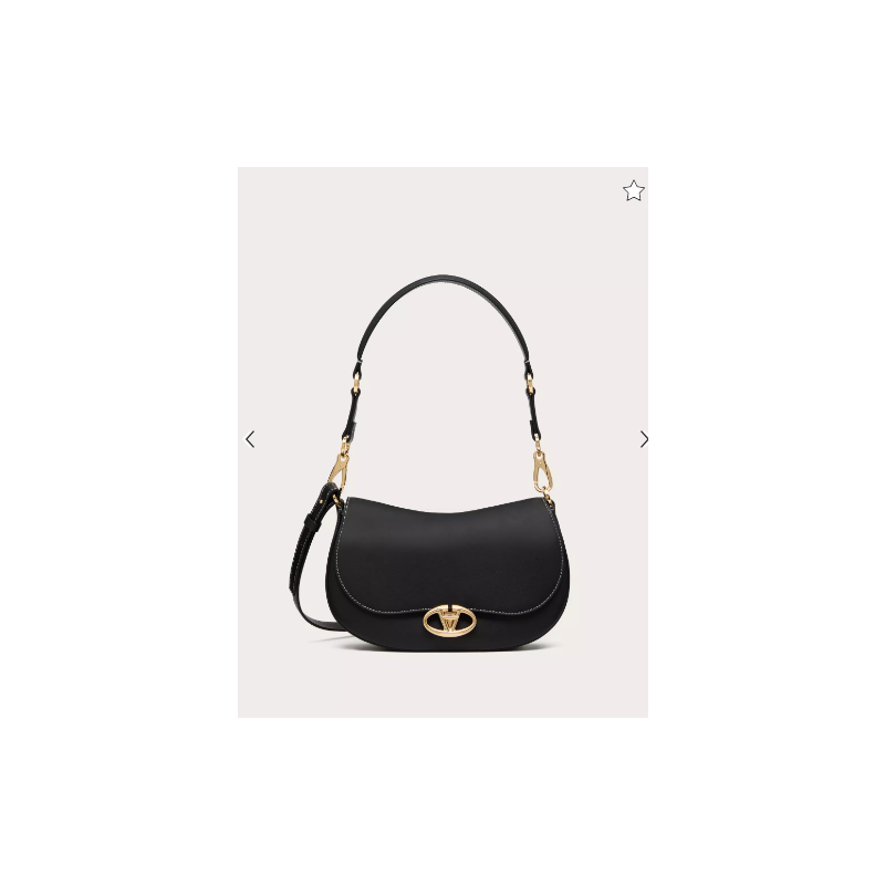 Garavani Ohval Small soulder bag in Nappa leather 